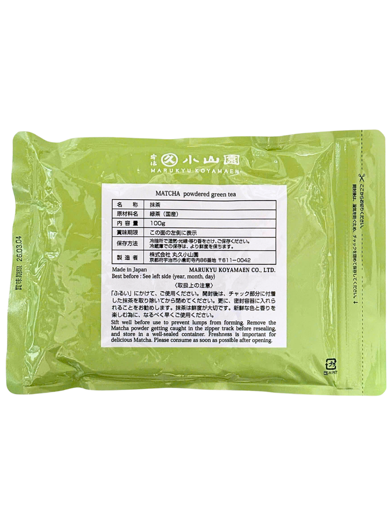 Bột Matcha Nhật Chigi No Shiro Gói 100G – Marukyu Koyamaen