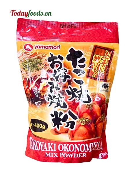 Combo Nguyên Liệu Làm Takoyaki 2 Món (Bột Takoyaki + Sốt Takoyaki Okonomi)