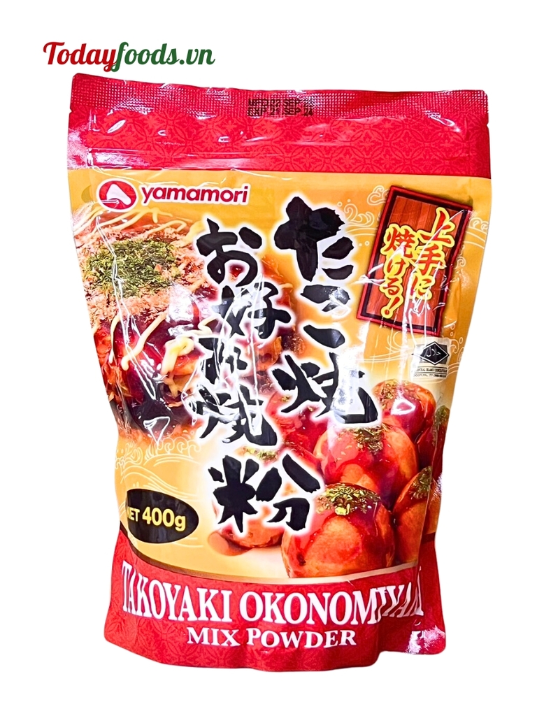 Combo 3 Món Nguyên Liệu Bánh Takoyaki (sốt 200ml + bột 400g + Cá bào 100g)