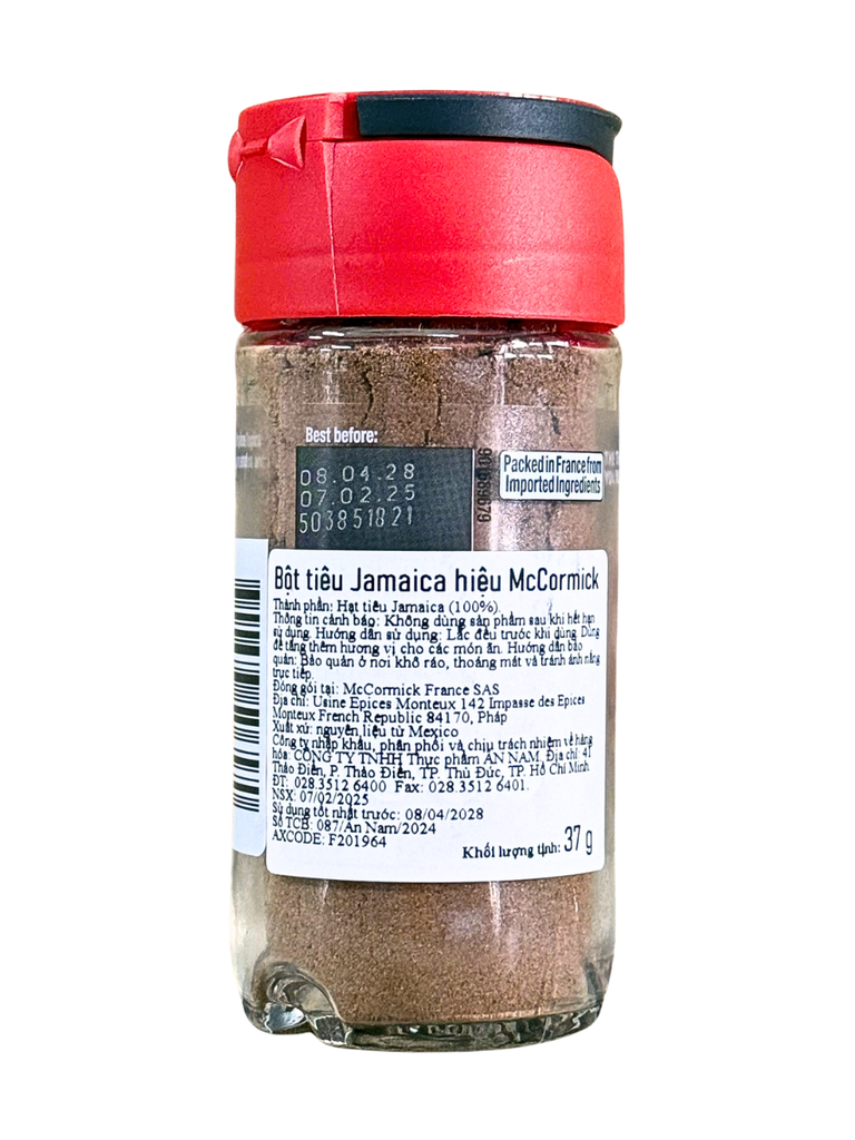 Bột Tiêu Jamaica McCormick (Allspice Ground) 37G