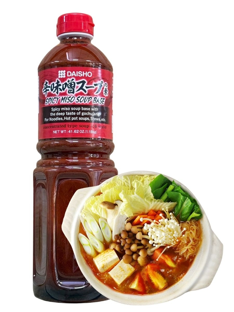 Nước Cốt Súp Vị Miso Cay Daisho 7x 1.18kg