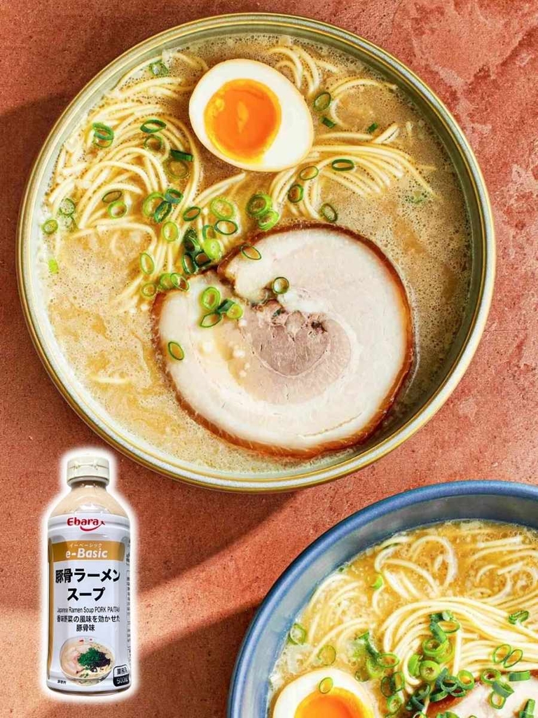 Nước Súp Mì Ramen Tonkotsu E-Basic Ebara 500ML