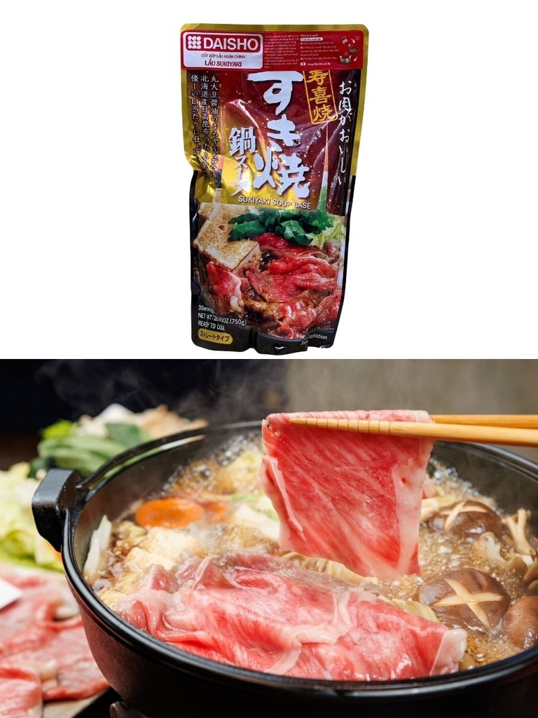 Nước Súp Lẩu Sukiyaki Daisho 750G
