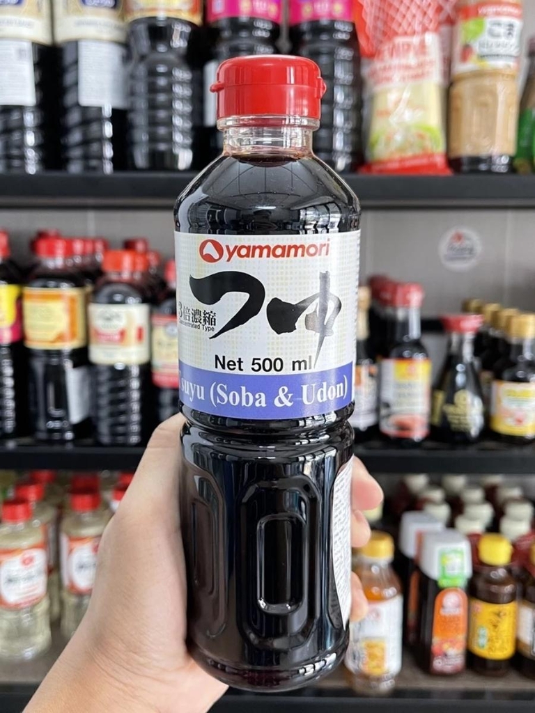 Nước tương Tsuyu (Soba & Udon) Yamamori 500ML