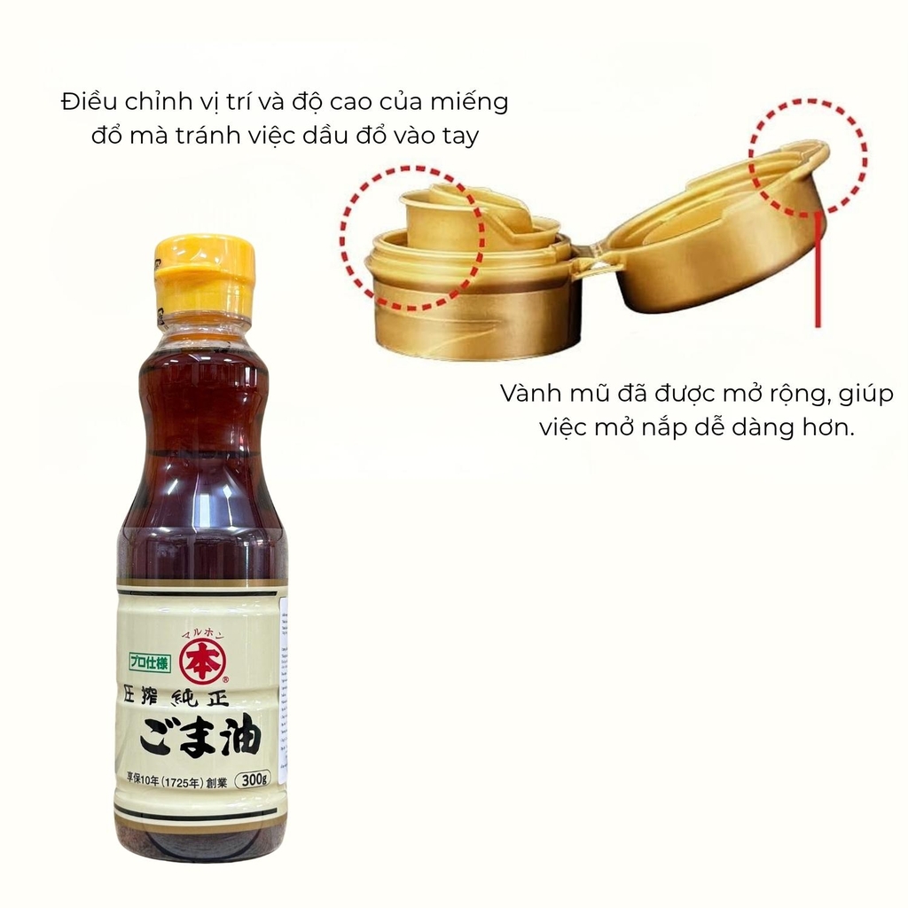 Dầu Mè Nguyên Chất Maruhon Takemoto 300g