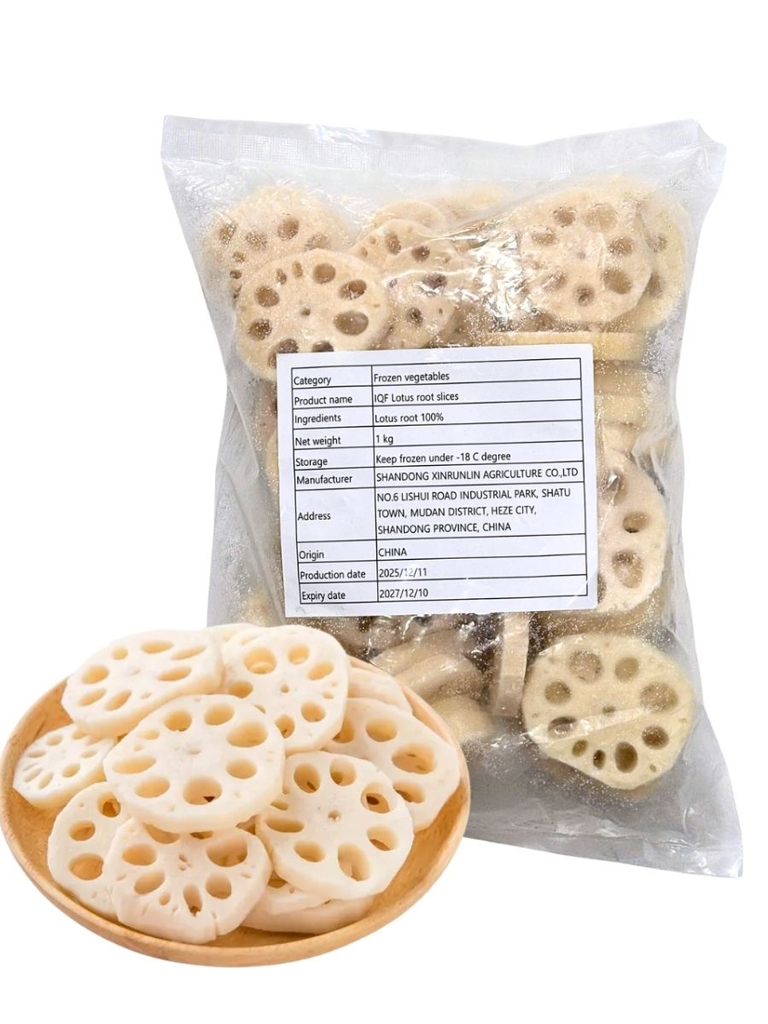 Củ Sen Cắt Lát Đông Lạnh 1KG