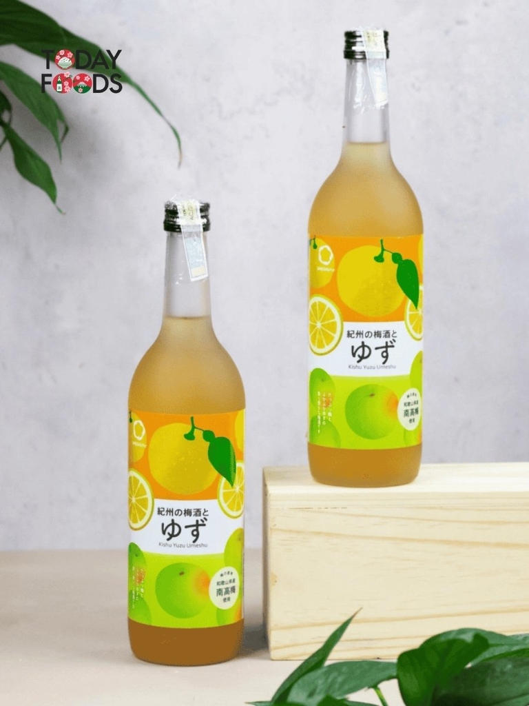 Rượu Mơ Vị Chanh Yuzu Kishu No Yuzu Umeshu Nakano 12% 720ML
