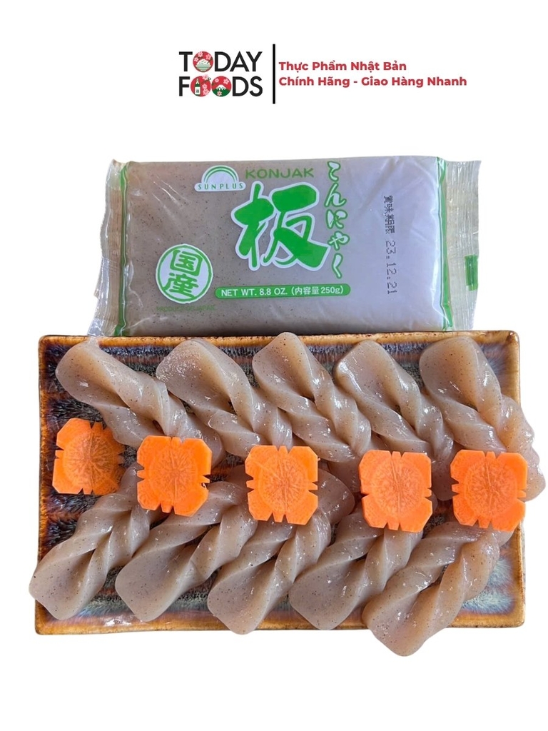 Thạch Nưa đen konjac 250G