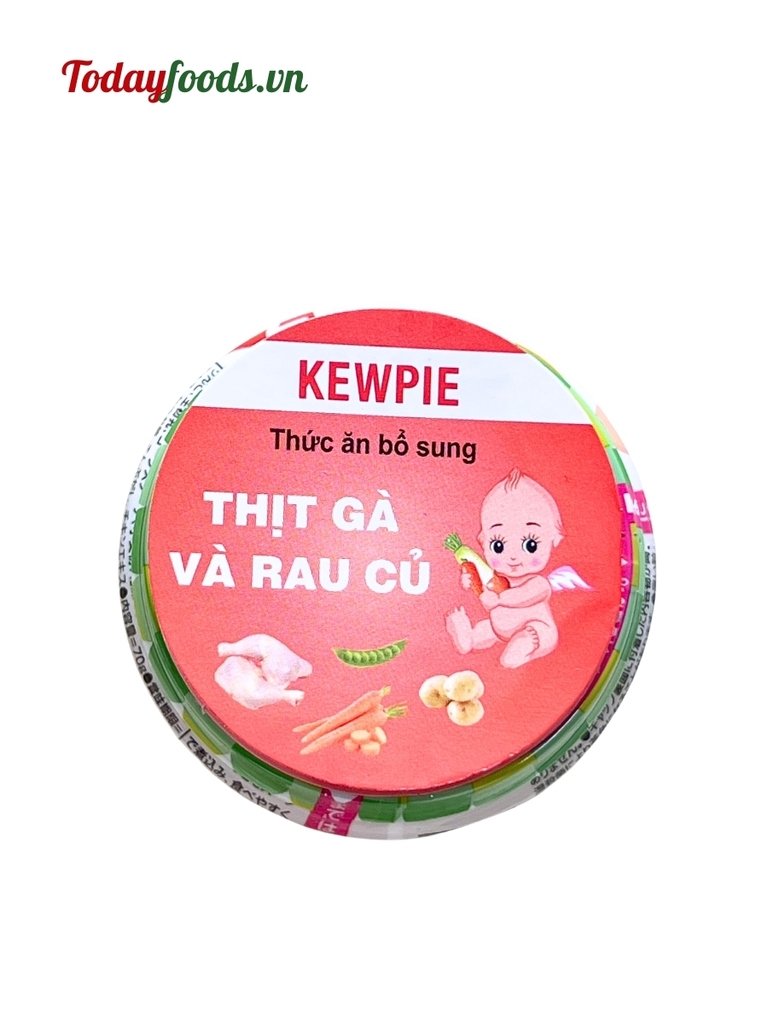 Đồ Ăn Dặm Cho Bé Vị Thịt Gà Và Rau Củ {Kewpie} 70G