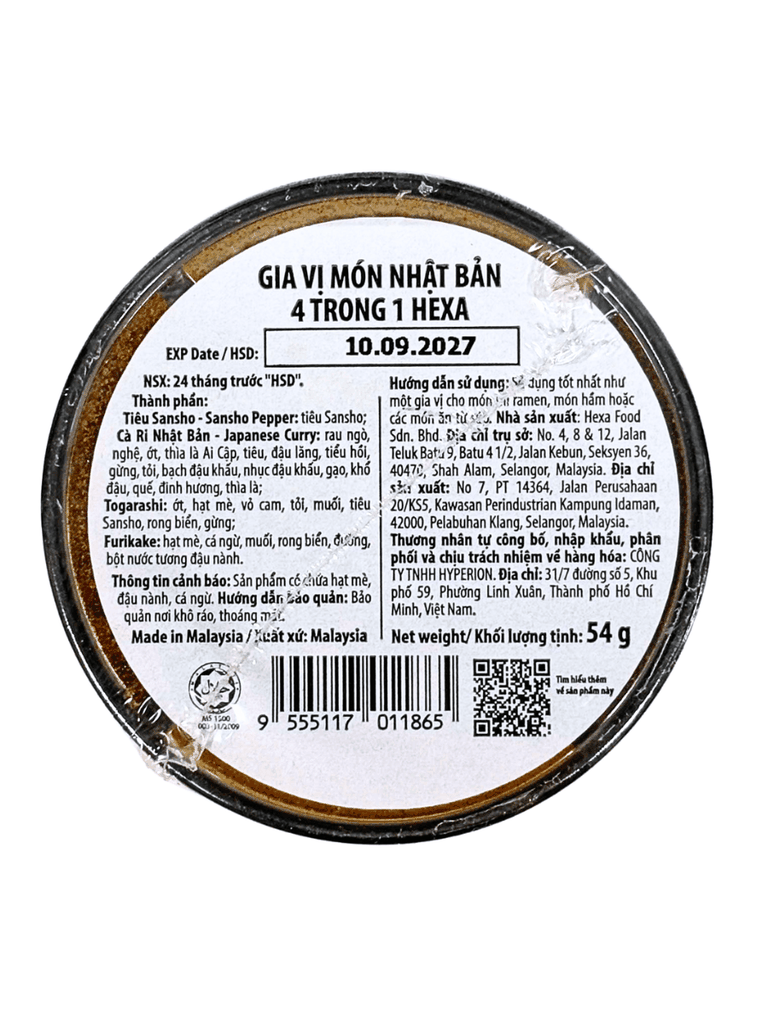 Gia Vị Nhật 4 Trong 1 HEXA 54G
