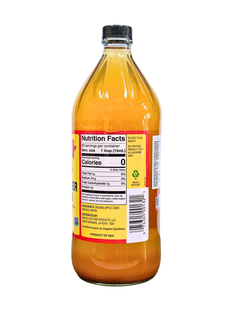 Giấm Táo Hữu Cơ Bragg 946ML