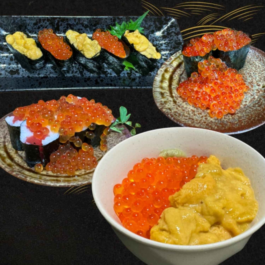 Trứng Cá Hồi Ikura Ngâm Nước Tương Sanriku Đông Lạnh 200G