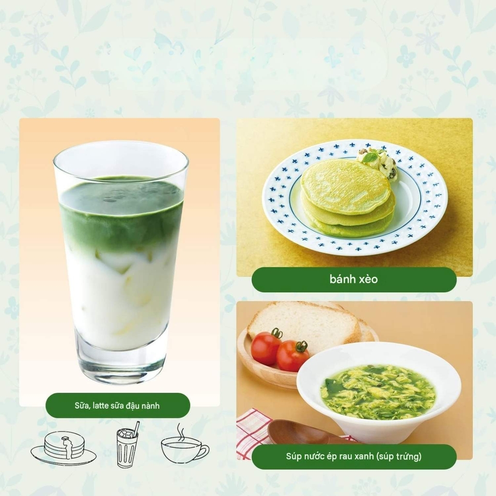 Bột Mầm Lúa Mạch Non Aojiru Nihon Yakken (46 Gói x 3G) 138G