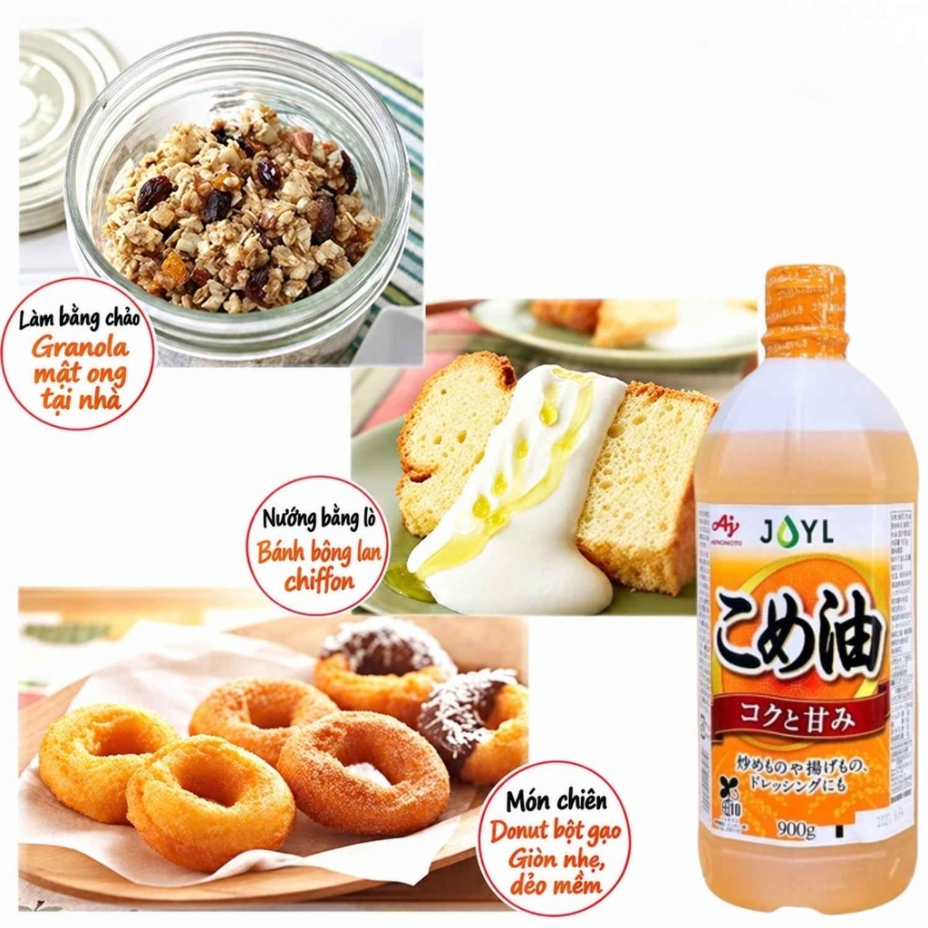 Dầu Gạo Ajinomoto JOYL 900g