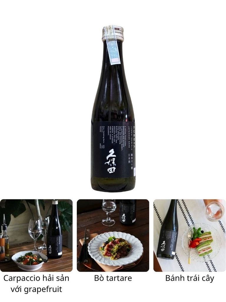 Rượu Sake Kubota Junmai Daiginjo 15% 300ML