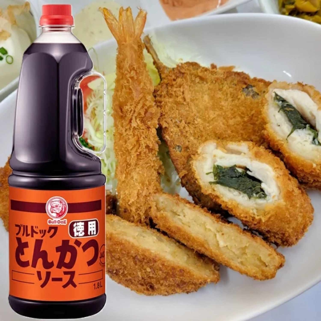 Sốt Tonkatsu Sauce Bull-Dog Loại Tiết Kiệm 1.8 Lít
