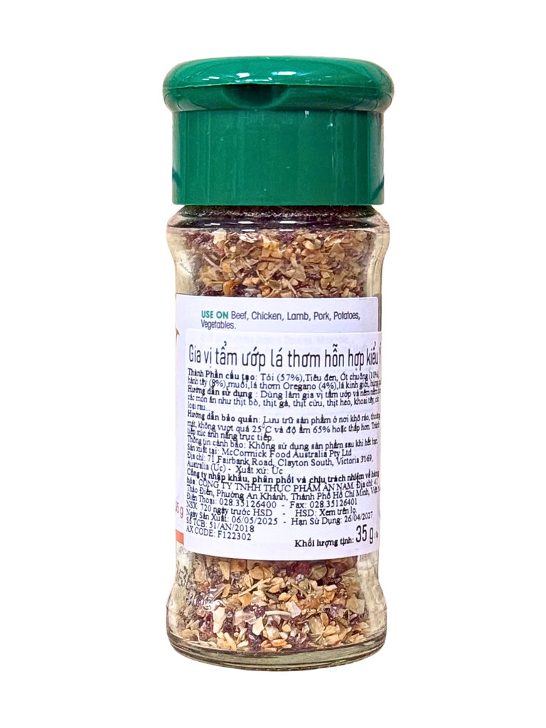 Italian Seasoning - Gia vị tẩm ướp lá thơm hỗn hợp kiểu Ý McCormick 35G