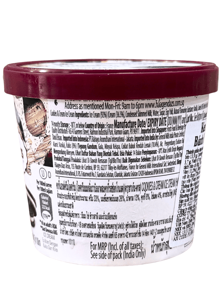 Kem Häagen-Dazs Bánh Quy & Kem Tươi 100ML