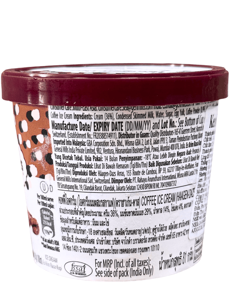 Kem Häagen-Dazs Cà Phê 100ML