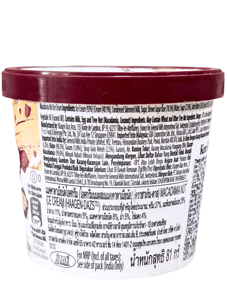 Kem Häagen-Dazs Hạt Macadamia 100ML
