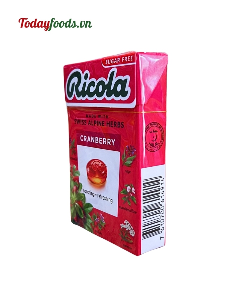 Kẹo Ricola Cranberry 40G