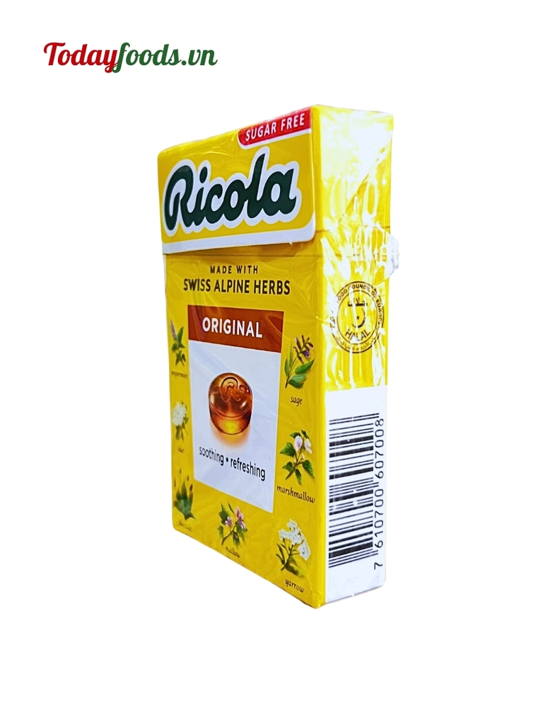 Kẹo ngậm thảo mộc Ricola Original không đường 40G