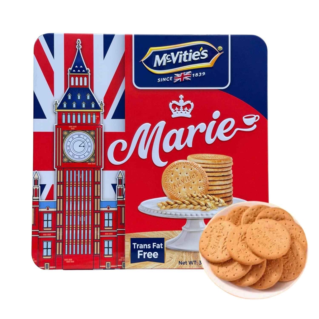 Bánh Quy Lúa Mì McVitie’s Marie 388.92G (Hộp Thiếc)