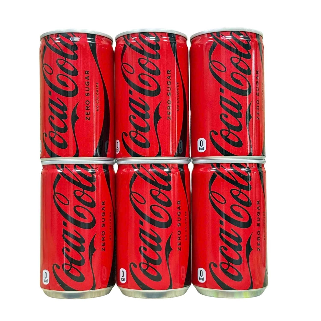 Coca Zero Nhật Mini 160ML Thùng 30 Lon