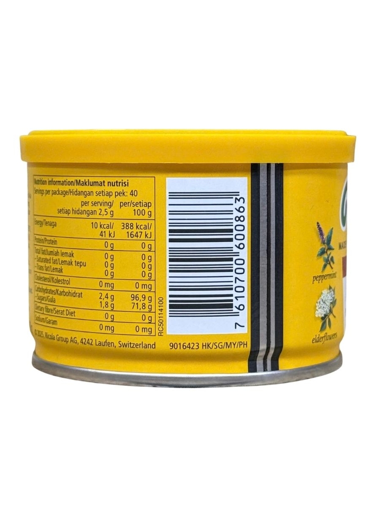 Kẹo Ngậm thảo mộc Ricola Original Hộp Thiếc 100G