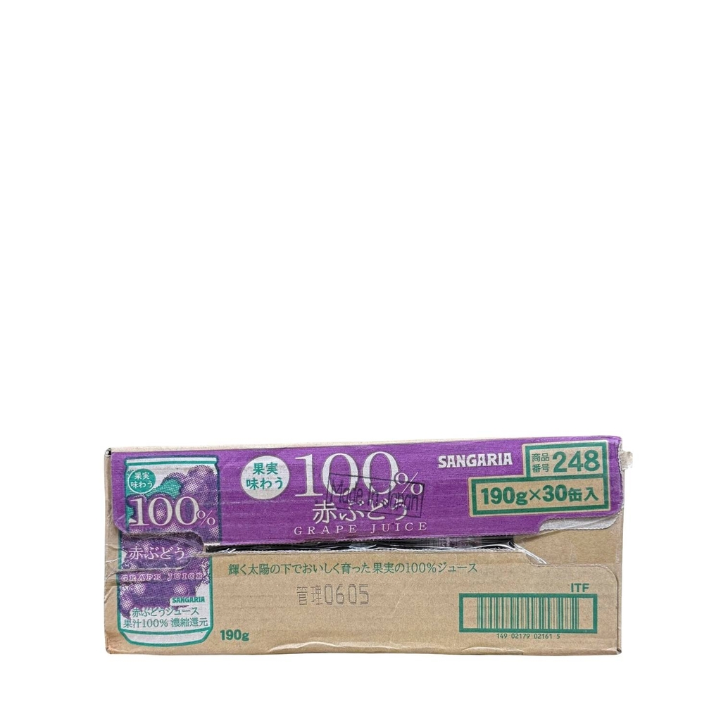 Nước Ép Nho Nguyên Chất Sangaria 190g