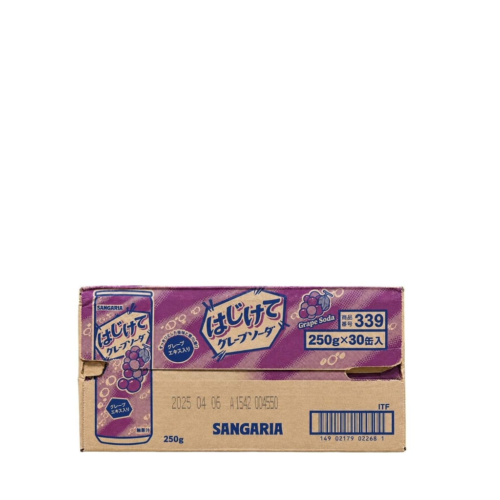 Nước Soda Sangaria Hajikete Vị Nho 250g