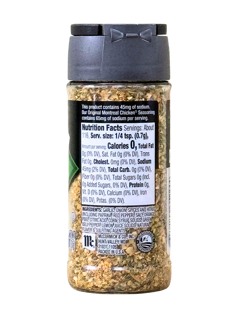 Montreal Chicken Seasoning Giảm 25% Muối 81G