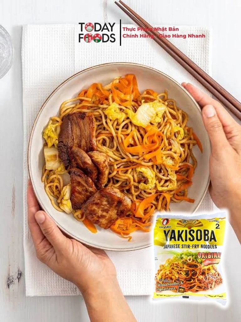 Mì Yakisoba Otafuku (2 vắt mì, 2 gói sốt) 370G