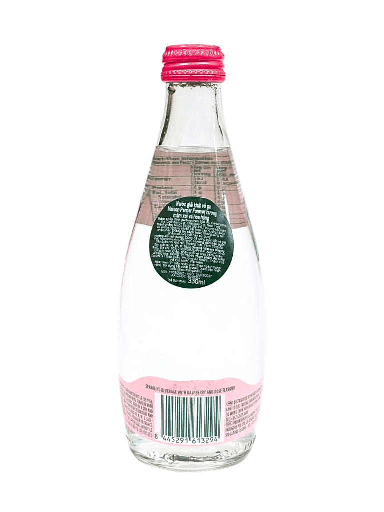 Nước Có Ga Perrier Raspberry & Rose 330ml (Lốc 4 Chai)