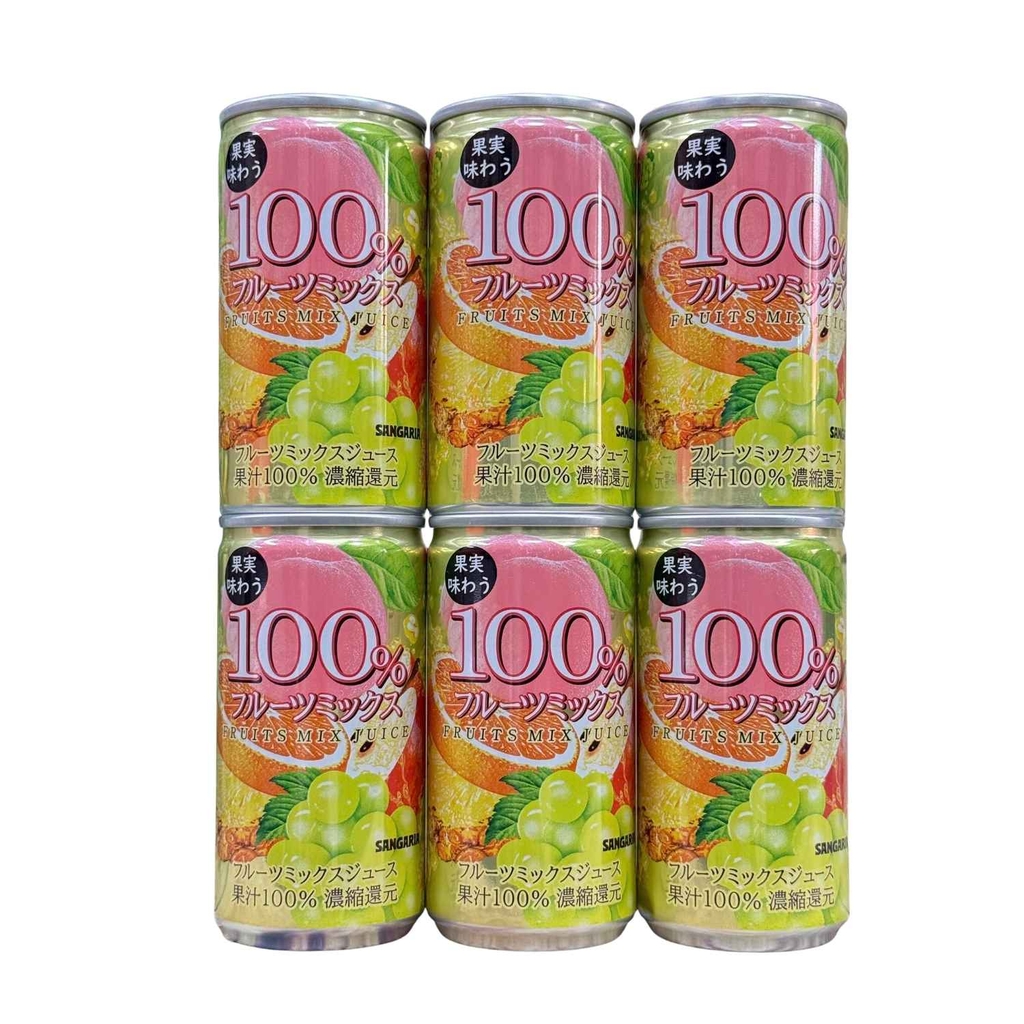 Nước Ép Trái Cây Hỗn Hợp Nguyên Chất Sangaria 190g