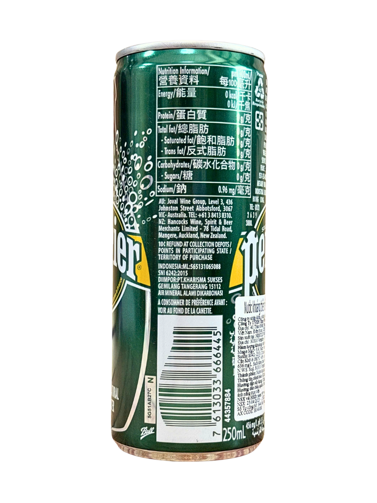 Nước khoáng có ga Perrier lon 250ML