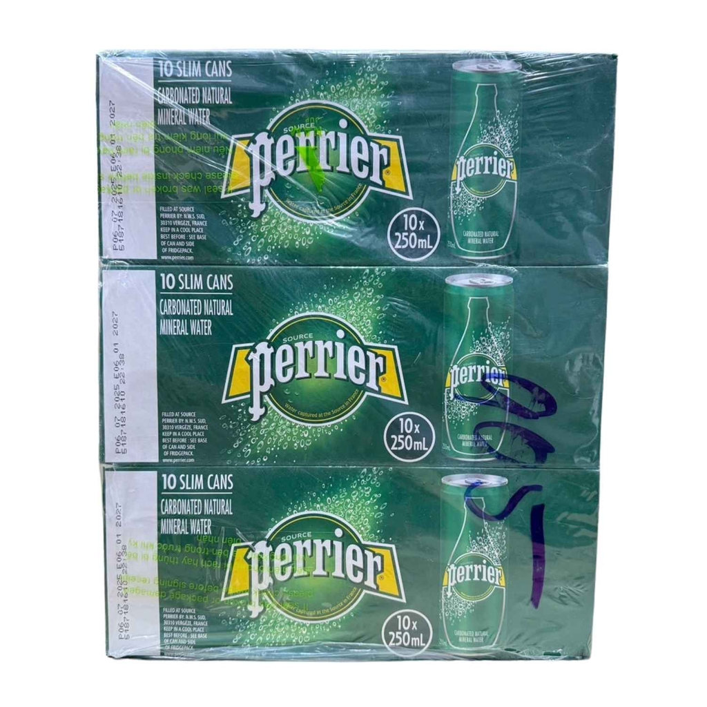 Nước khoáng có ga Perrier lon 250ML