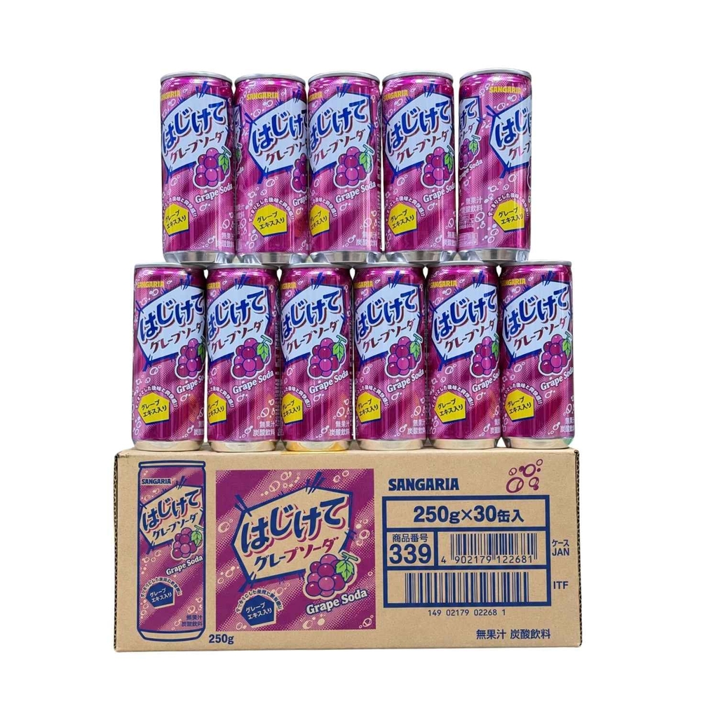 Nước Soda Sangaria Hajikete Vị Nho 250g