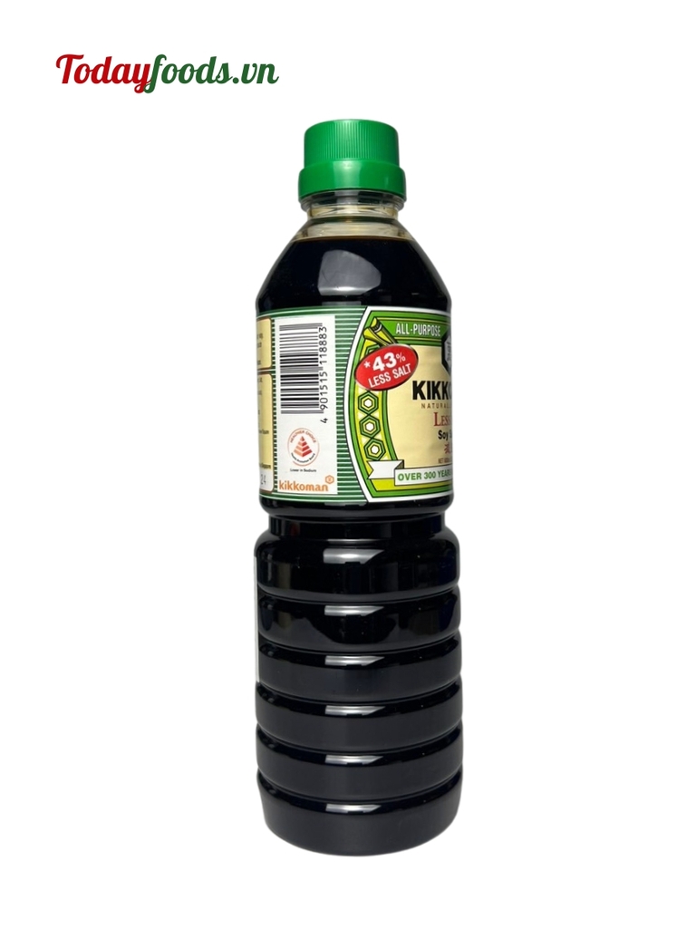 Nước Tương Ít Muối 43% Kikkoman 600ML