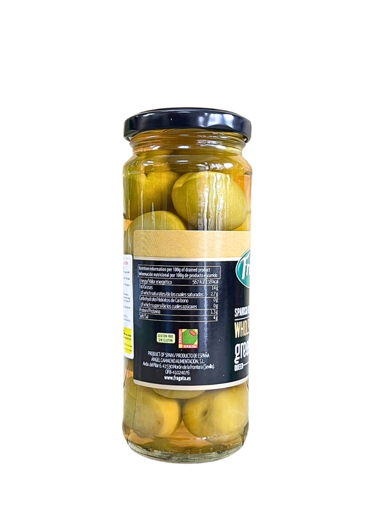Quả Oliu Xanh Nguyên Hạt Trái Lớn Fragata 340G