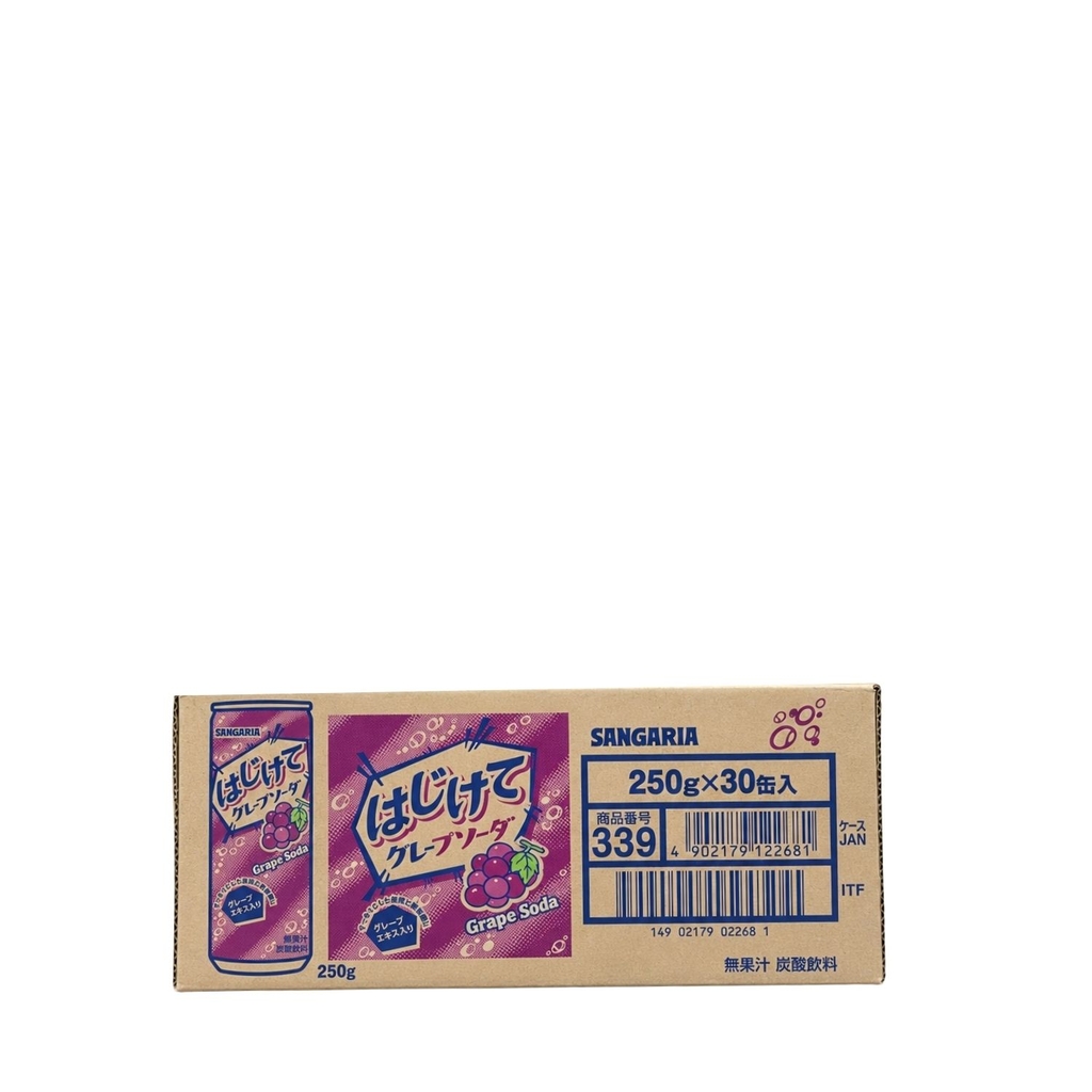 Nước Soda Sangaria Hajikete Vị Nho 250g