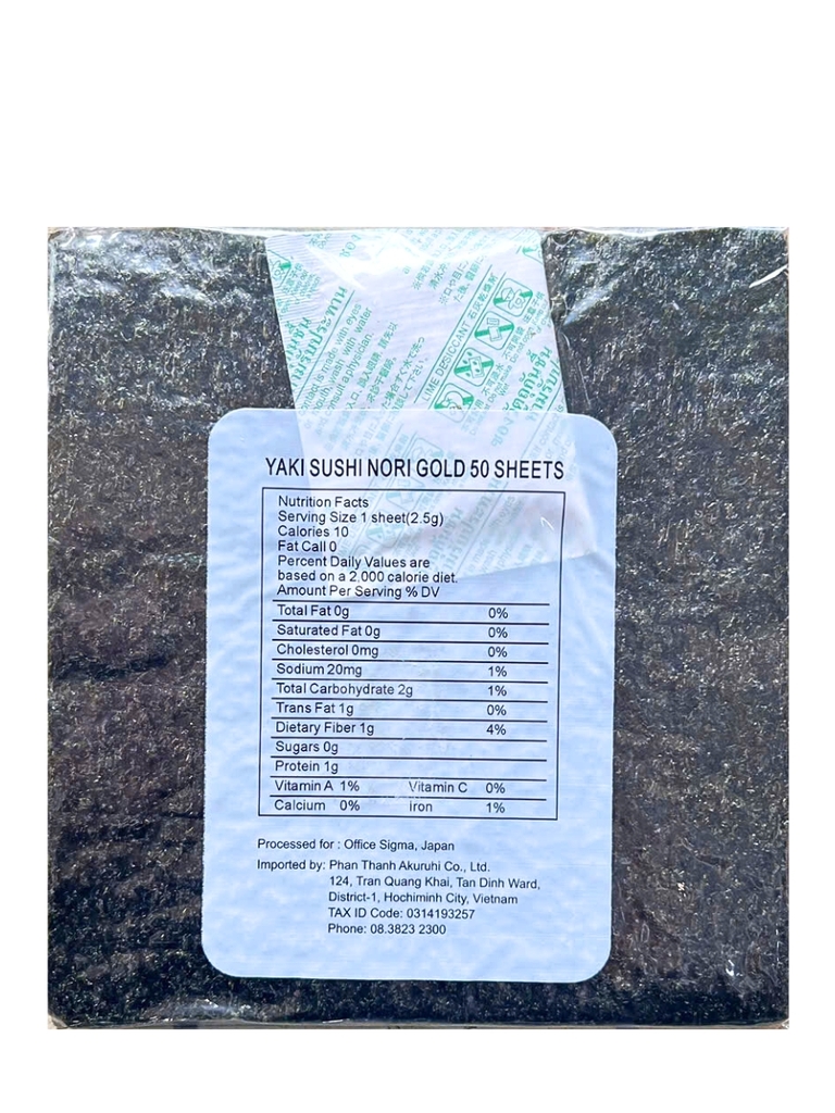Rong Biển Yaki Nori 50 Lá