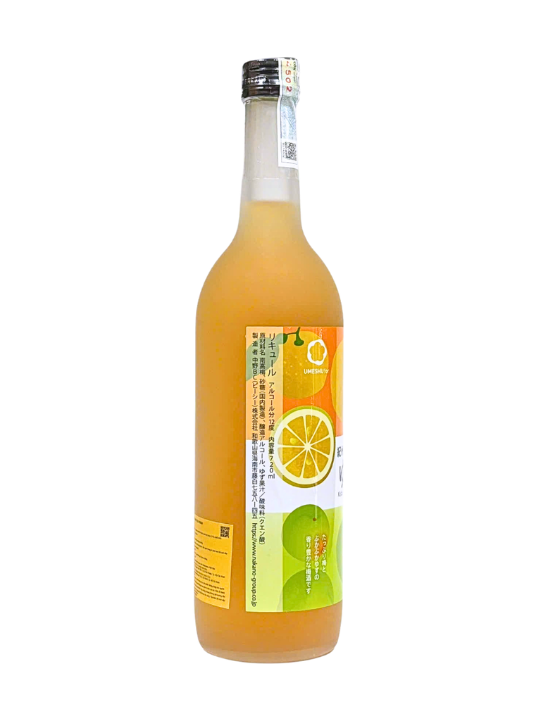 Rượu Mơ Vị Chanh Yuzu Kishu No Yuzu Umeshu Nakano 12% 720ML