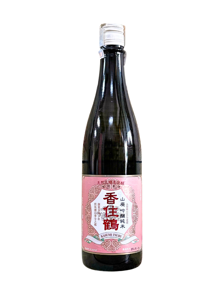 Rượu Sake Nhật Kasumi Tsuru Yamahai Junmai Ginjo 15% 720ML (Kèm Hộp)