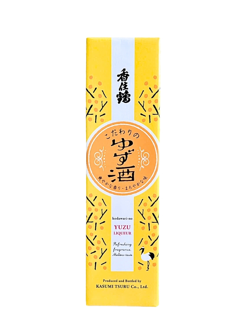 Rượu Sake Yuzu Kasumi Tsuru Kodawarino 12% 720ML