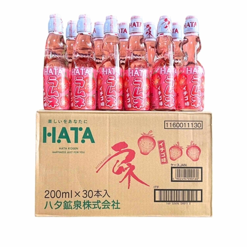 Soda Ramune Hata Vị Dâu 200ML