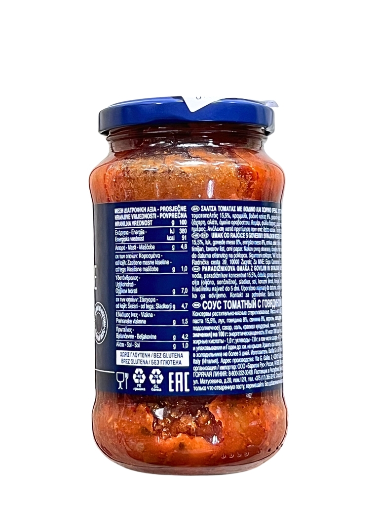 Sốt Cà Chua Thịt Bằm Bolognese 400G
