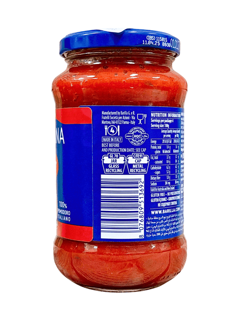 Sốt Cà Chua Thảo Mộc Barilla Napolentana 400G