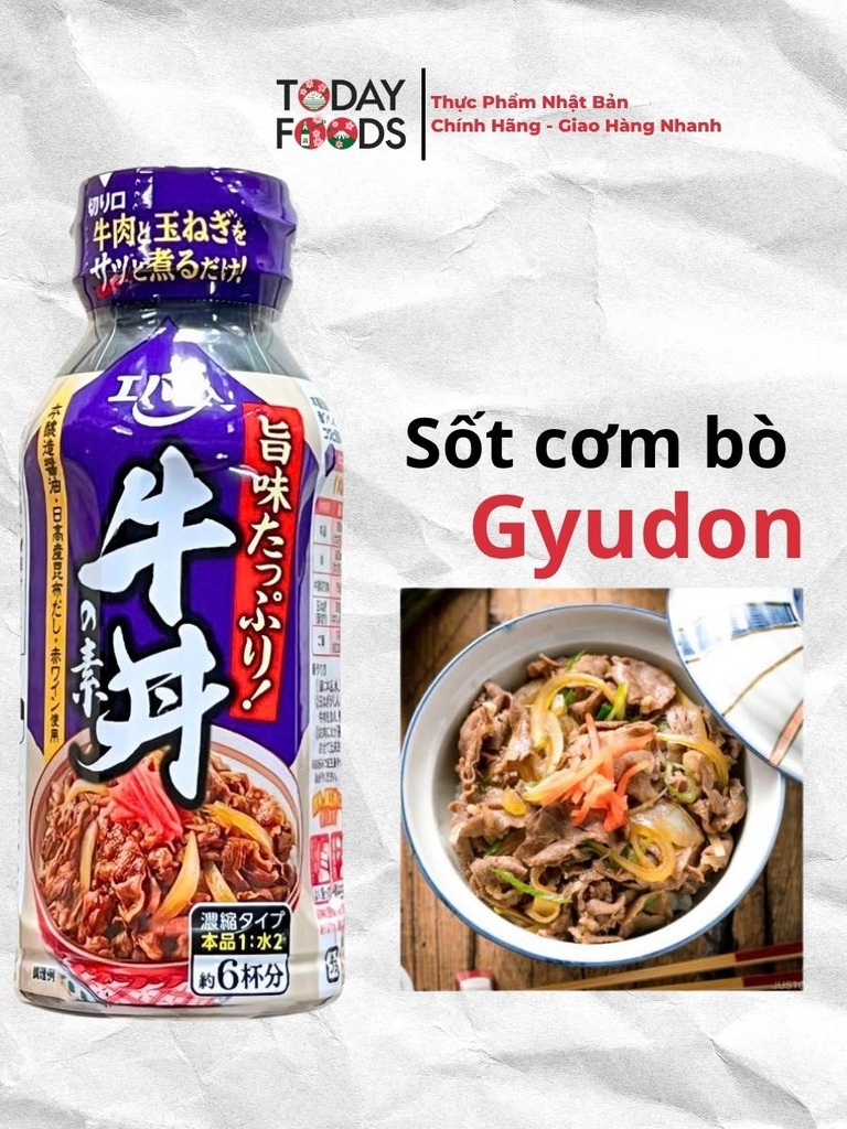 Sốt Gyudon Ebara 200ml – Sốt nấu cơm bò Nhật chuẩn vị