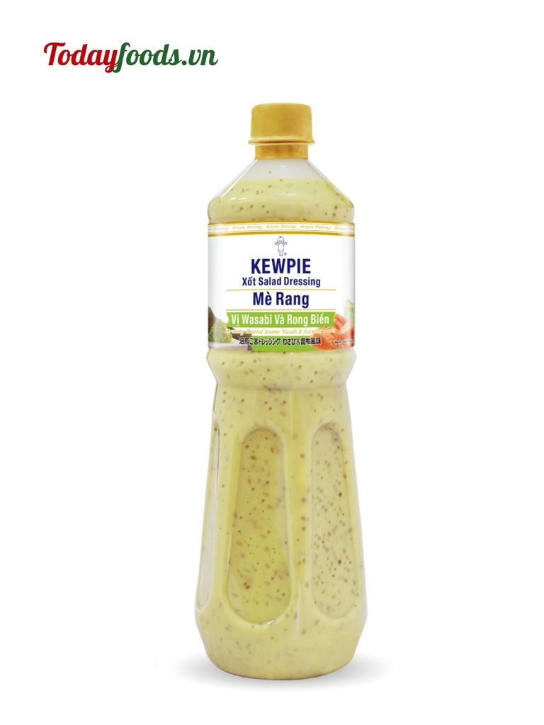 Xốt Mè Rang Vị Wasabi Và Rong Biển Kewpie 1L